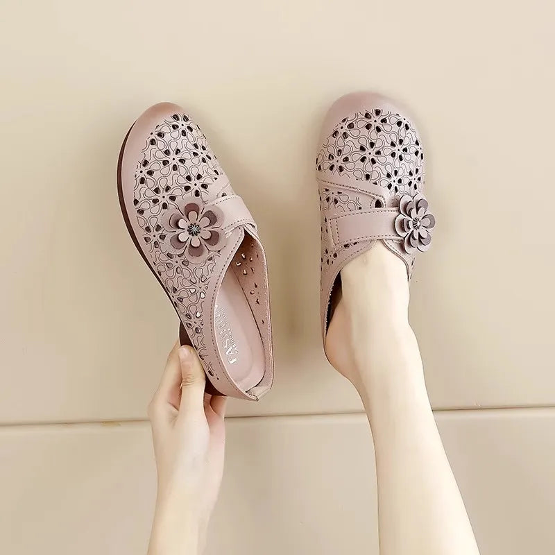 Zapatos de suela blanda transpirables y huecos