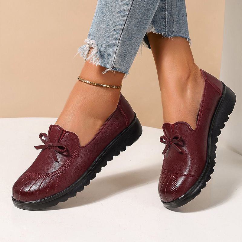 Zapatos de piel suave y antideslizante