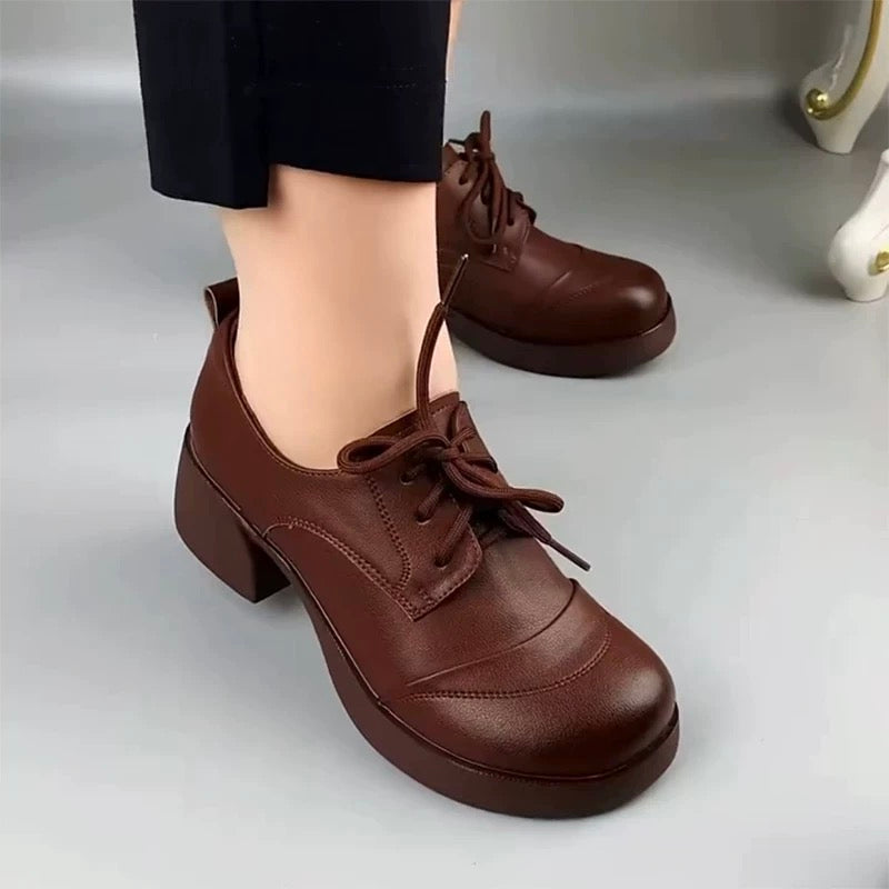 Zapatos de piel cómodos con suela blanda