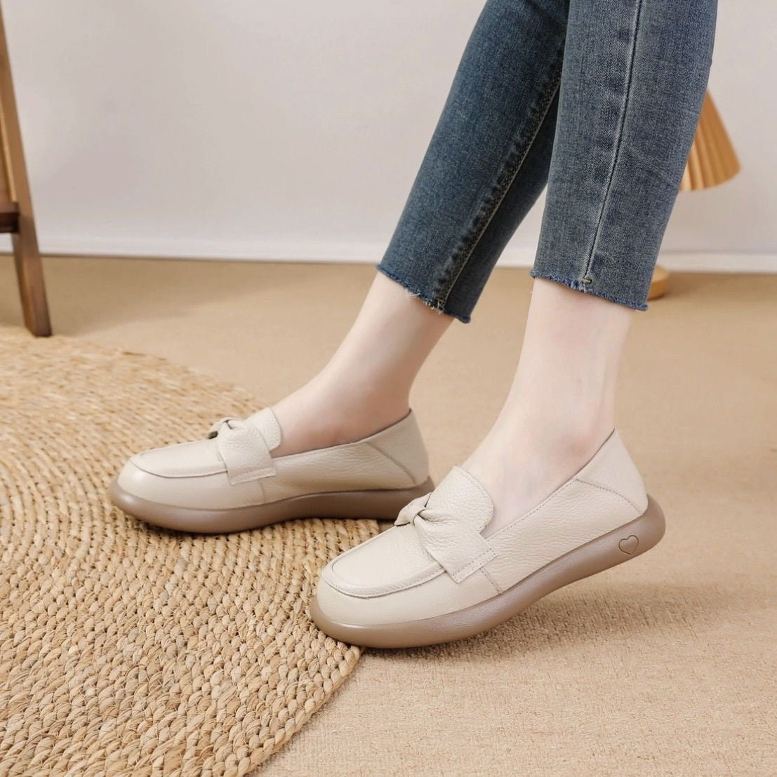 Zapatos planos antideslizantes