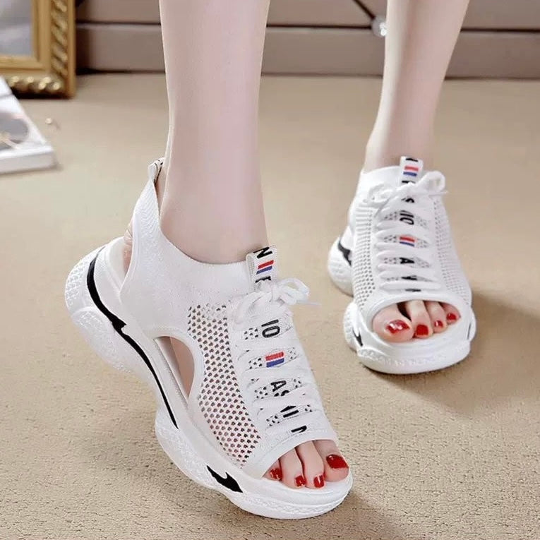 Sandalias de plataforma de tenis