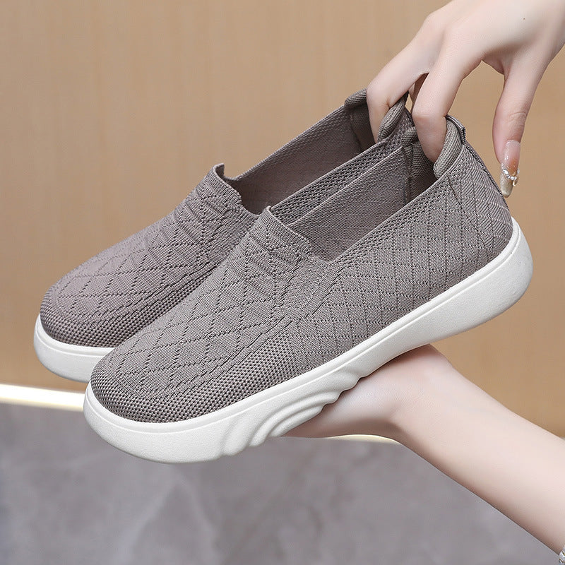 Zapatillas de tenis planas de corte bajo