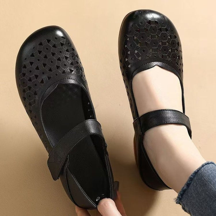 Zapatos de piel de vacuno antideslizantes