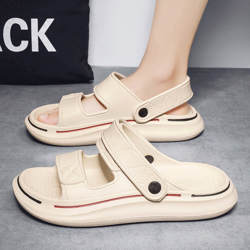 Sandalias doble uso hombre suela gruesa