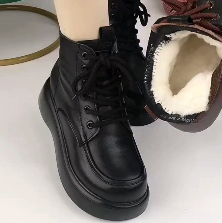 Socioc™-Botas de nieve de lana de invierno