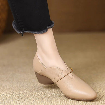 Zapatos Mary Jane retro franceses