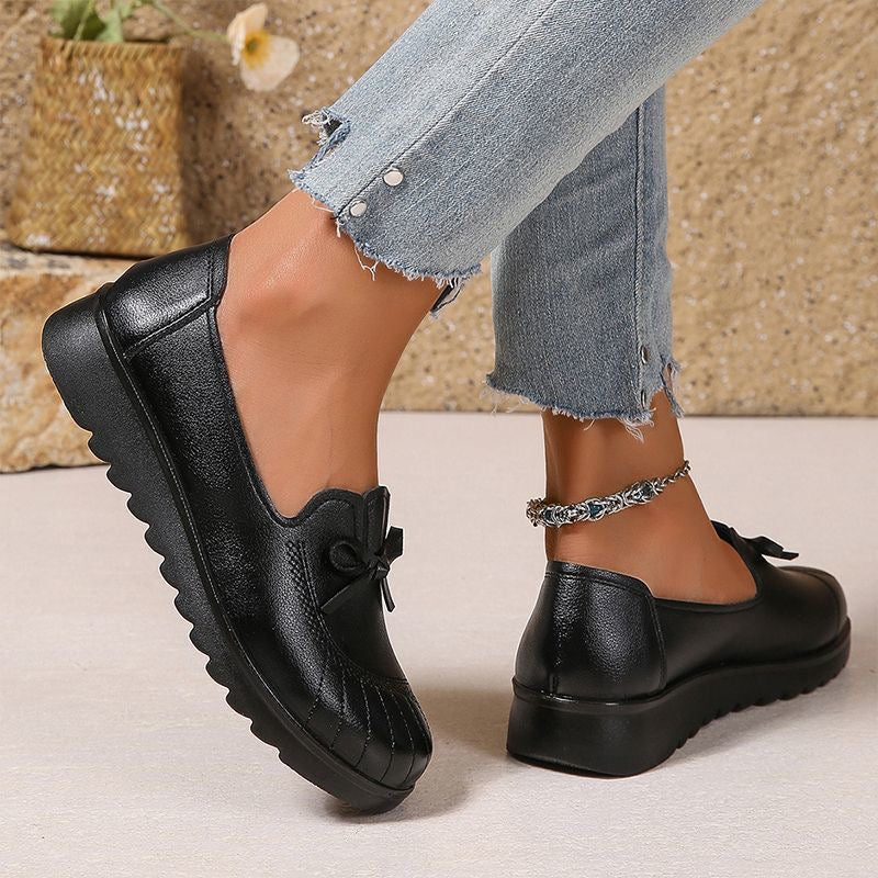 Zapatos de piel suave y antideslizante