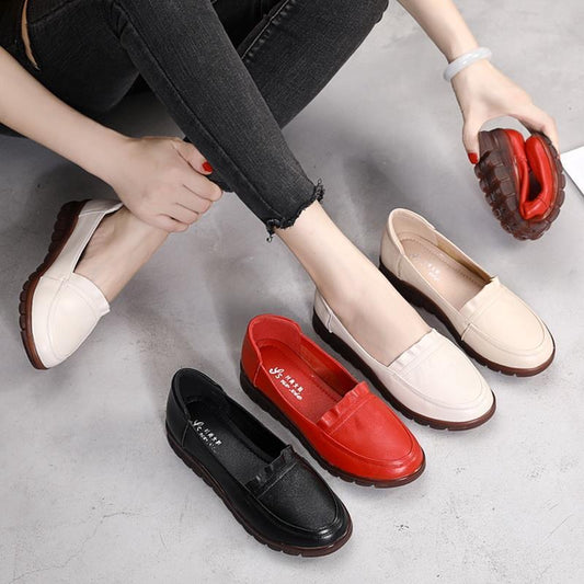 Zapatos de piel con suela de piel de vacuno