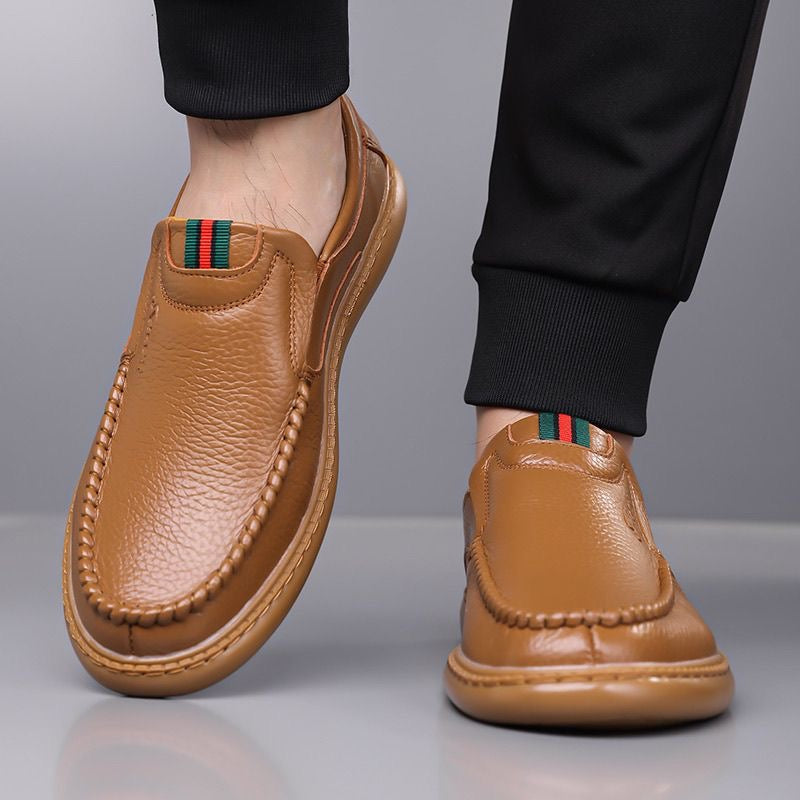 Zapatos de piel de vacuno transpirables para hombre