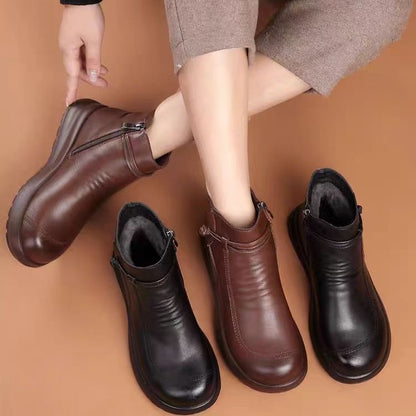 Botines de felpa con suela blanda