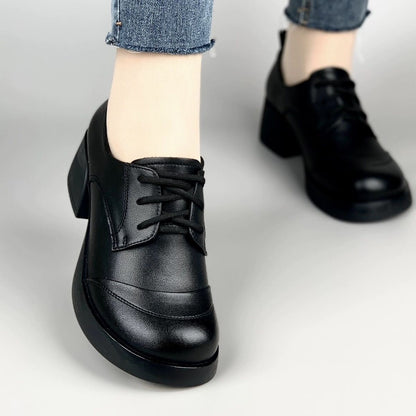 Zapatos de piel cómodos con suela blanda