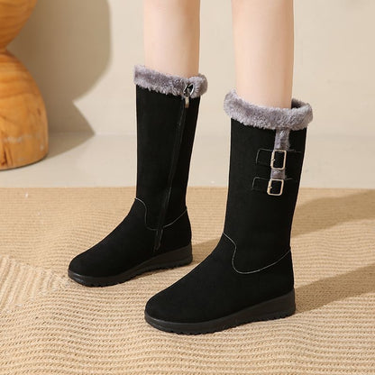 Botas de algodón grueso con forro polar