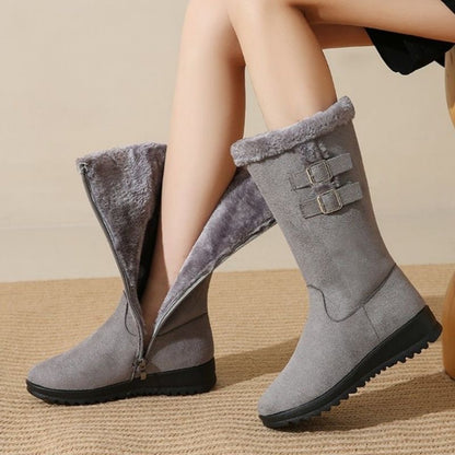 Botas de algodón grueso con forro polar