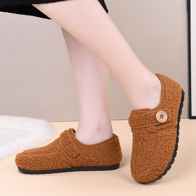 Zapatos de algodón grueso y esponjoso