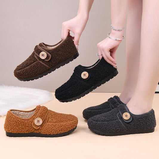 Zapatos de algodón grueso y esponjoso