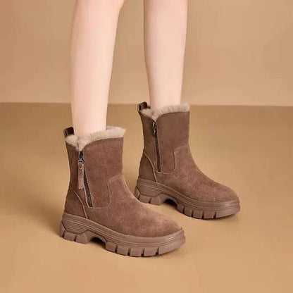 Botas de nieve acolchadas y engrosadas