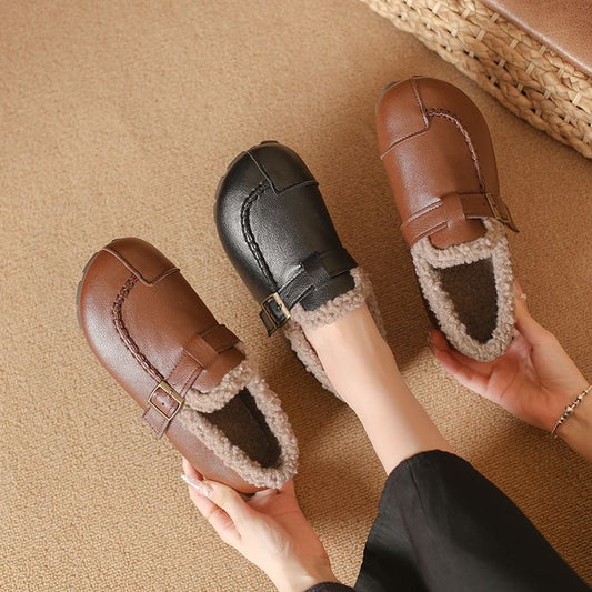 Zapatos de algodón cálidos de nuevo estilo 2025