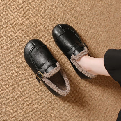 Zapatos de algodón cálidos de nuevo estilo 2025