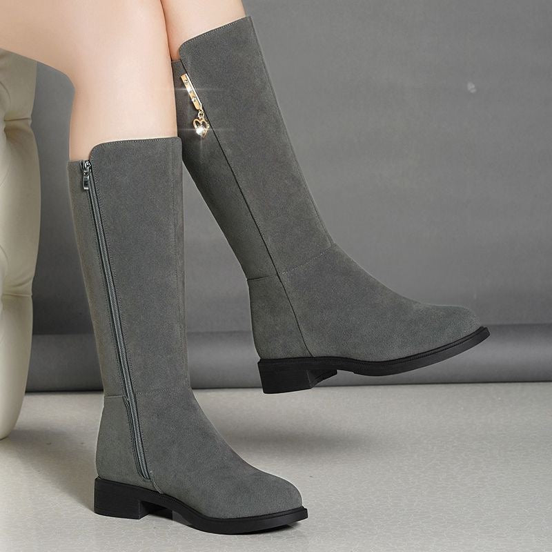 Botas de invierno de media pantorrilla con forro polar