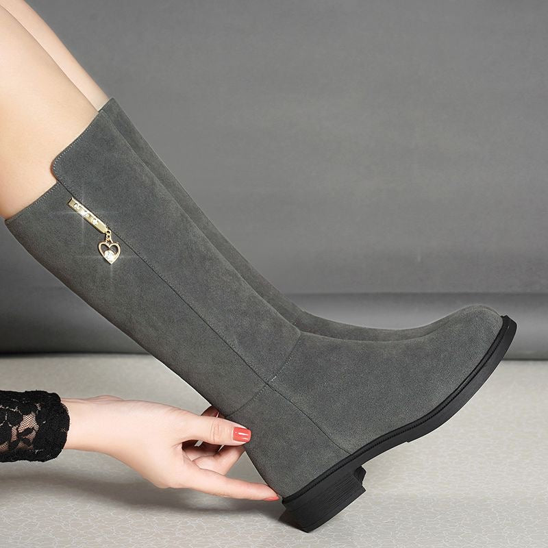 Botas de invierno de media pantorrilla con forro polar