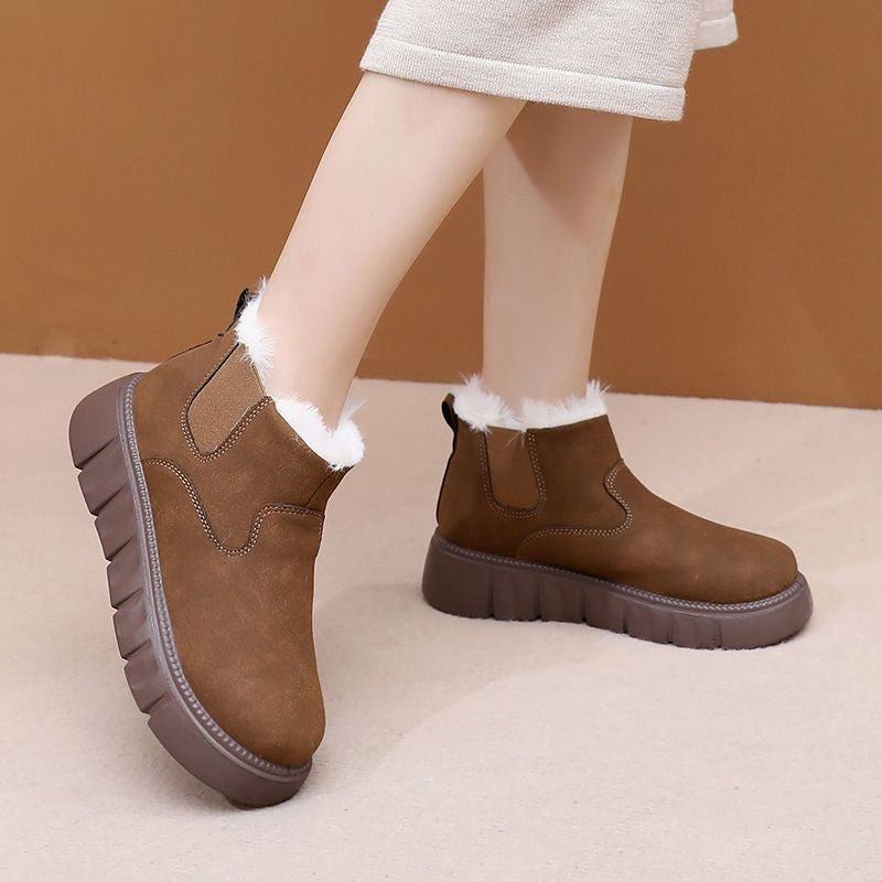 Botas cálidas y engrosadas con forro polar