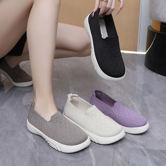 Zapatillas de tenis planas de corte bajo