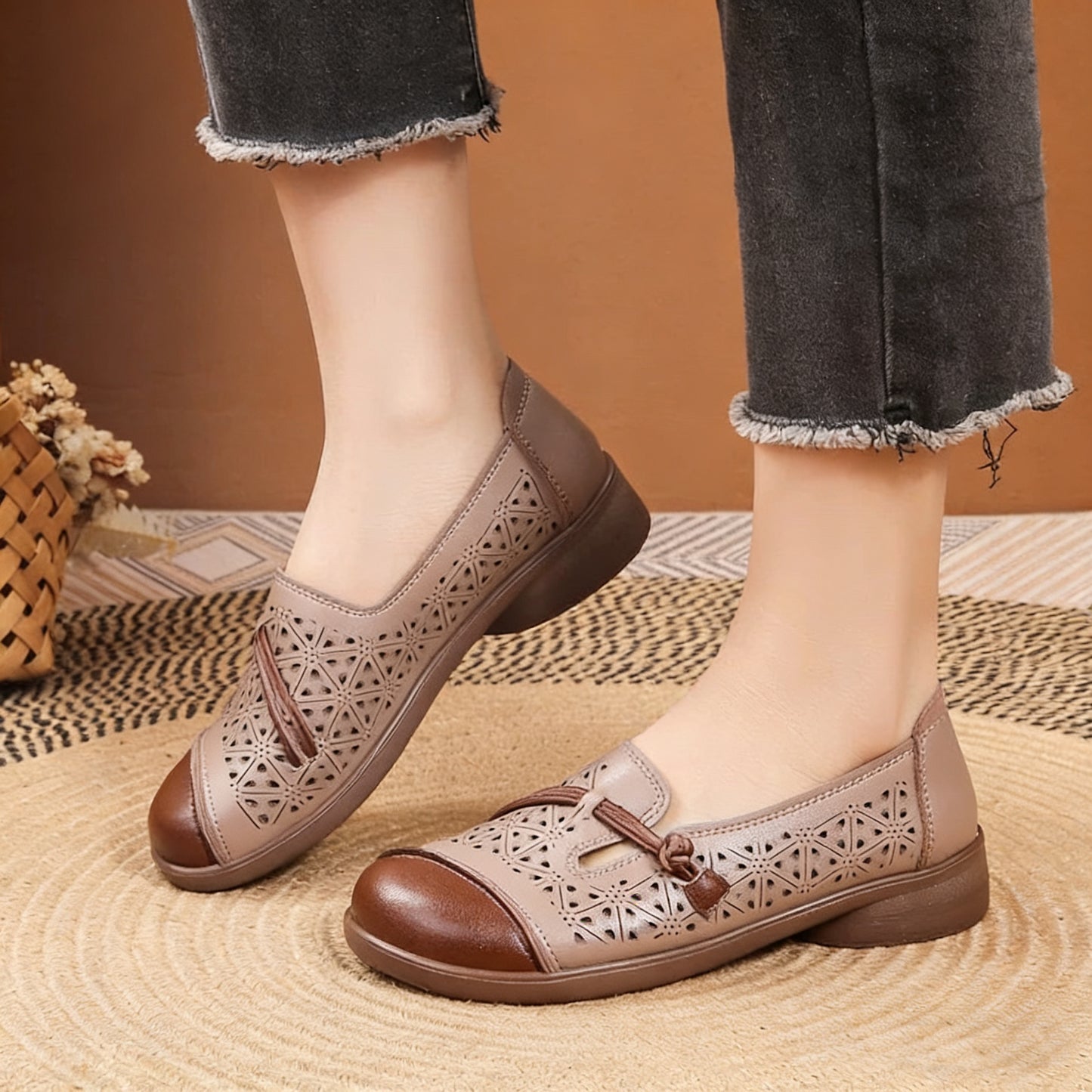 Zuecos perforados antideslizantes