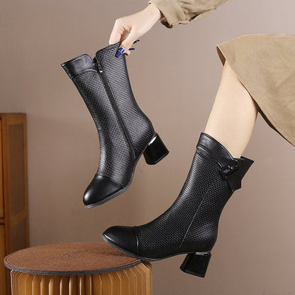 Zapatos retro de piel de cocodrilo