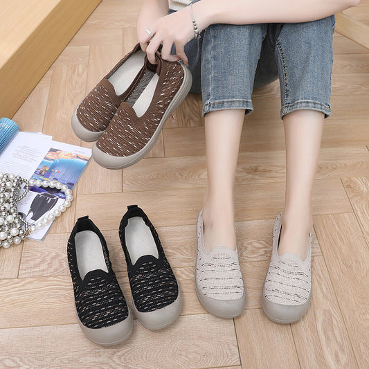 Zapatos casuales duraderos con punta redonda