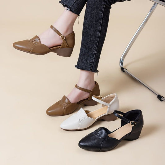 Sandalias de cuña puntiagudas